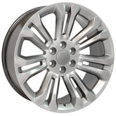 22" Hyper Black wheel replacement for Chevy Avalanche 2002-2013. Replica Rim 9507904
